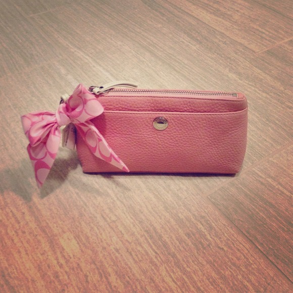 Coach Pink Wristlet