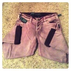 Brand new lavender Silver capris!