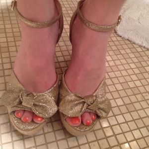 Glittery Steve Madden espadrilles