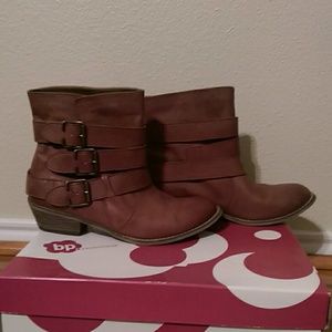 BP "Rally" bootie. Cognac leather