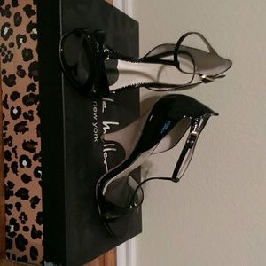 Black Nicole Milller wedge heel