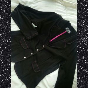 Plus Size Lip Service Black and Hot Pink Blazer