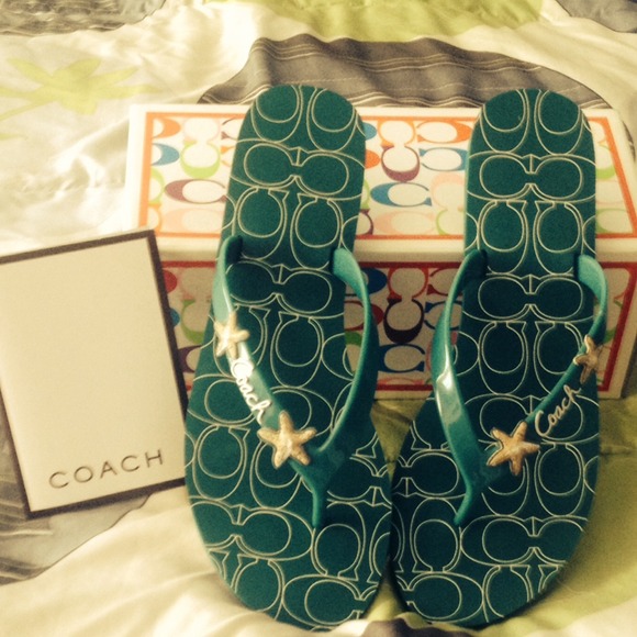 Authentic Coach Flip flops!!