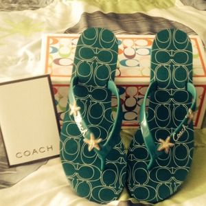 Authentic Coach Flip flops!!