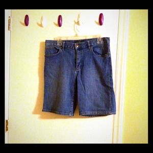Ralph Lauren Long Blue jean shorts