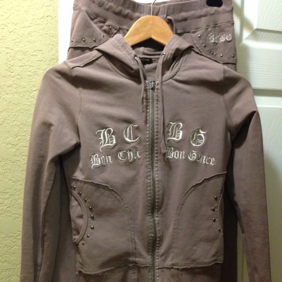 Sweat pants with jacket