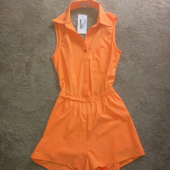 Pants - Orange Romper💥