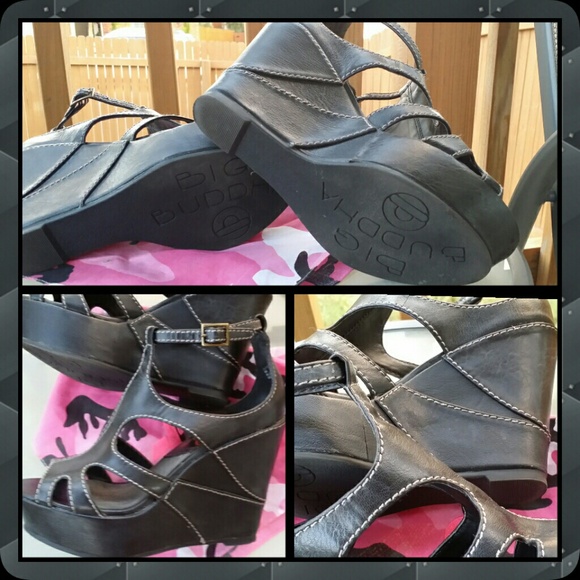 SOLD LOCALLYπHPππ£Big Buddha "The Fun" Wedgesπ₯ - Picture 4 of 4