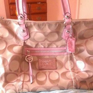 Pink Coach Purse