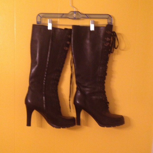 Ralph Lauren black boots