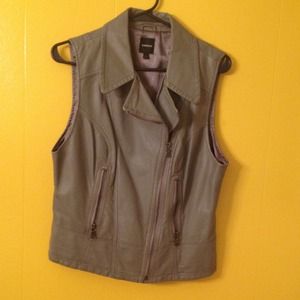 Faux Leather Vest