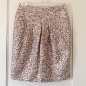 Silk Printed Tulip Skirt Banana Republic