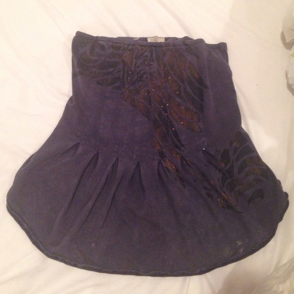 Guess  navy blue strapless too