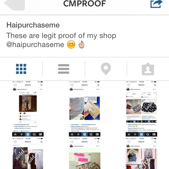 Check my ig for proof of me shipping items 😊 - Picture 1 of 1
