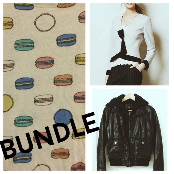 Blazer, jacket, and macaroon shirt!