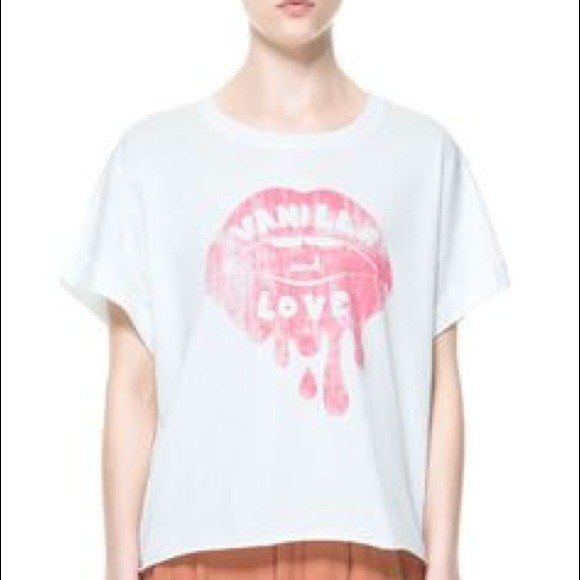 ZARA vanilla and love tee - Picture 1 of 3