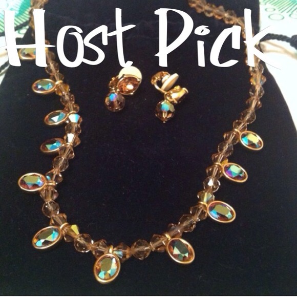 Swarovski Jewelry - Swarovski necklace & earrings SALE