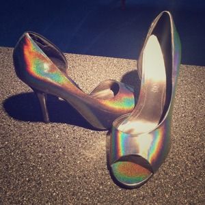 Shiny heels!