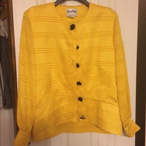 Yellow classy jacket