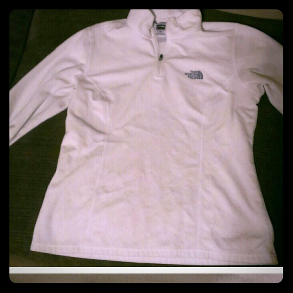 Bundle for two north face jackets white and black