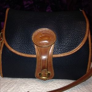 Navy leather Dooney and Bourke bag