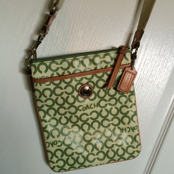 Mint Green Coach Crossbody Bag