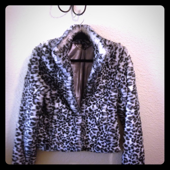 Faux fur jacket