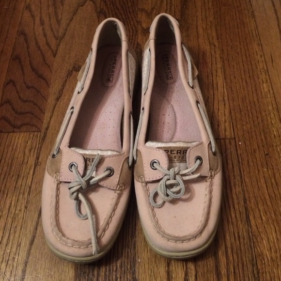 Pink Sperry TopSiders