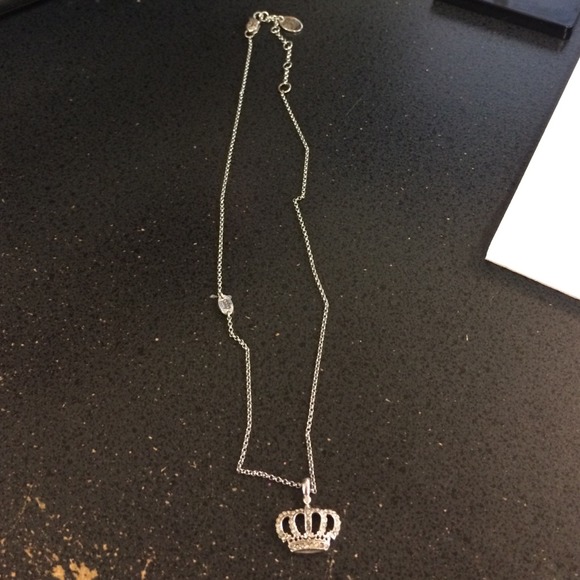 Authentic juicy couture crown necklace