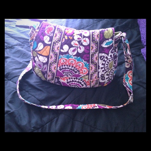 Vera Bradley Saddle Up crossbody in Plum Crazy