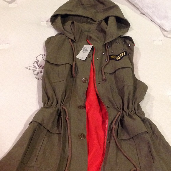 Love Tree military vest jacket - Buckle