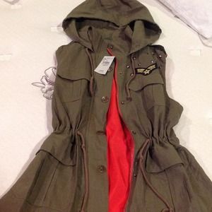 Love Tree military vest jacket - Buckle
