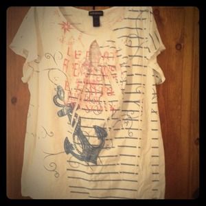 Notical shirt from Lane Bryant , 22/24  wore once.