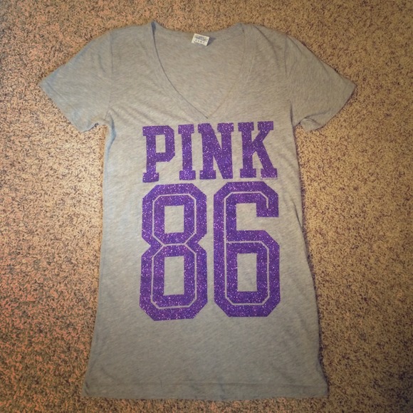 PINK Glitter Tee