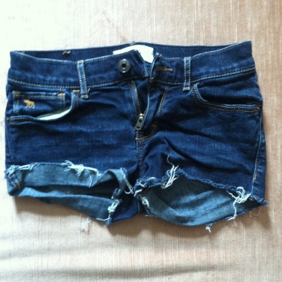 abercrombie kids jean shorts