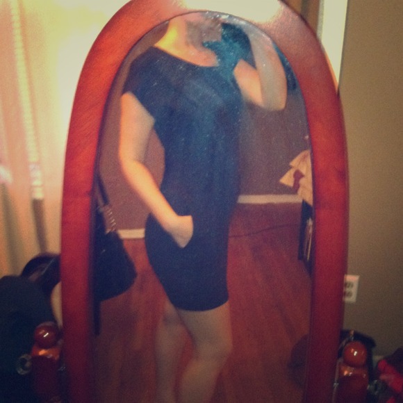 Short sleeve Navy Blue dress