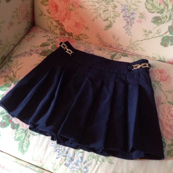floral midi skater skirt