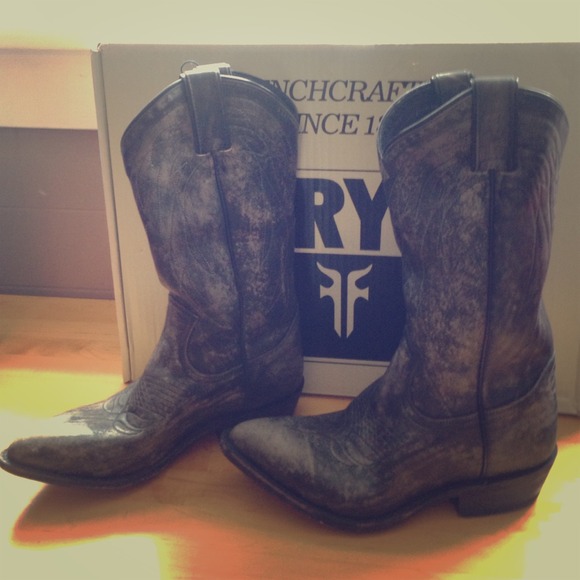 Frye "Billy" cowgirl boots & Charlie Horse bundle