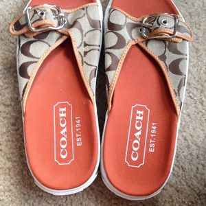 New Coach sandals