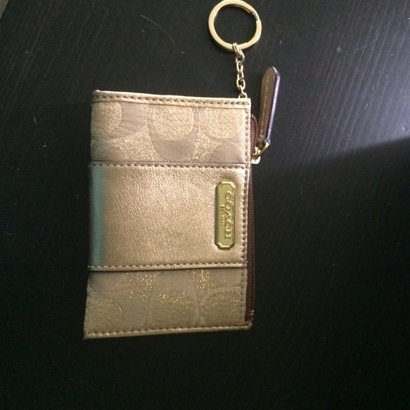 Coach keychain change purse