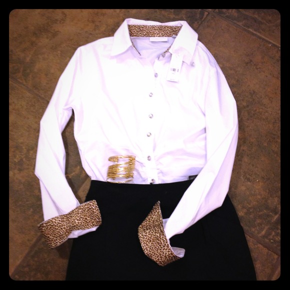 White business blouse