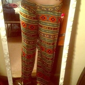 Tribal palazzo pants!