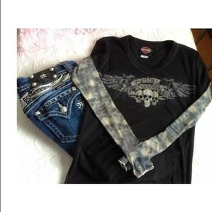 Harley Davidson long sleeve top