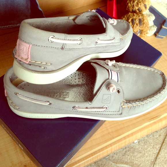 Grey Sperry Top-Siders