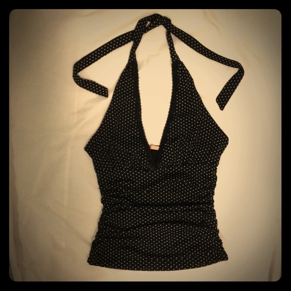 Forever 21 Tops - Fabulous Forever 21 Halter Top Blouse Black&white