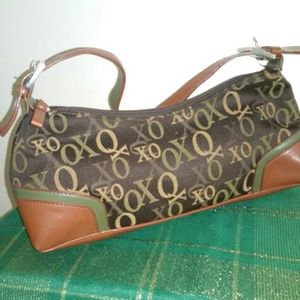 Xoxo purse hunt green and brown