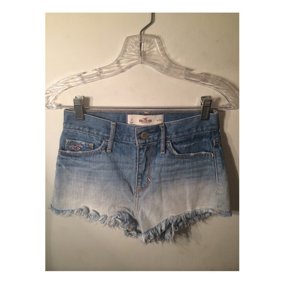 Hollister high-rise ombré shorts