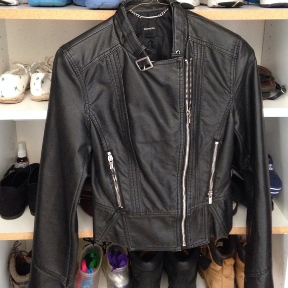Express leather jacket