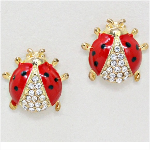 Jewelry - Lady Bug Stud Earrings