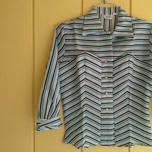 Vintage button down blouse